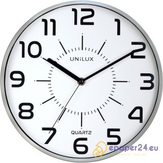 Zegar Unilux Pop 28.5cm szary