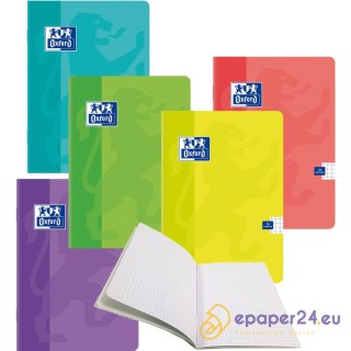 Zeszyt Oxford Sweet A5/16k kratka mix kolorów