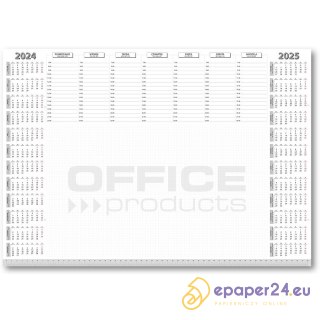 Biuwar na biurko Office Products 594x420mm 2024/2025