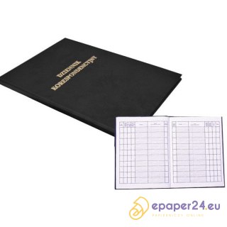 DZIENNIK KORESPONDENCYJNY A4/192K CZARNY