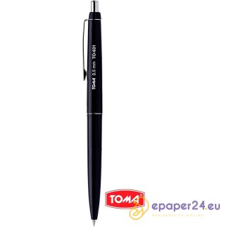 Długopis Toma Asystent TO-031 0.5mm (wkład niebieski) czarny