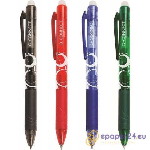 Długopis wymazywalny Q-Connect 1.0mm czerwony Długopis wymazywalny Q-Connect 1.0mm czerwony