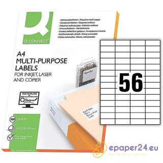 Etykiety Q-Connect A4 52.5x21.2mm białe (100)