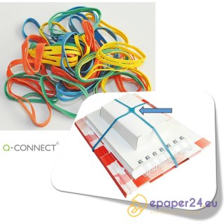 Gumki krzyżowe Q-Connect 0.1kg śr.5cm mix kolorów