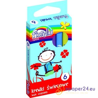 KREDKI ŚWIECOWE FIORELLO 6 KOLORÓW