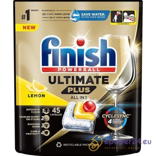 Kapsułki do zmywarki Finish Ultimate Plus All-in-1 Lemon (45)