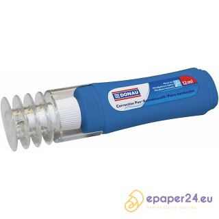 Korektor w piórze Donau 12ml metalowa końcówka