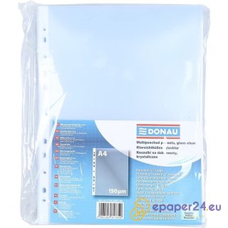 Koszulki Donau A4/150µm krystaliczne (100)