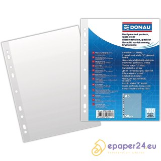 Koszulki Donau A5/50µm krystaliczne (100)