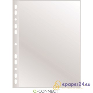 Koszulki Q-Connect A4/60µm poszerzane krystaliczne (50)