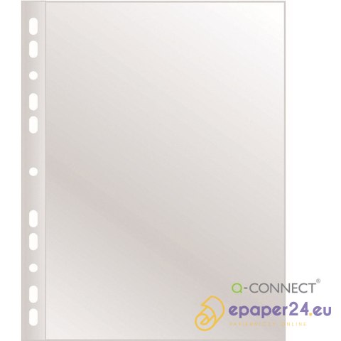 Koszulki Q-Connect A4/75µm poszerzane groszkowe (50) Koszulki Q-Connect A4/75µm poszerzane groszkowe (50)