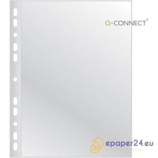 Koszulki Q-Connect A4/90µm poszerzane krystaliczne (50)