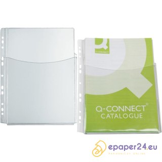 Koszulki na katalogi Q-Connect A4/180µm krystaliczne (5)