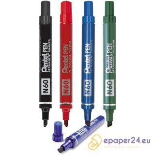 Marker permanentny Pentel Pen N60 czarny