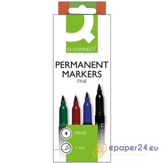 Markery do płyt Q-Connect 1mm 4 kolory
