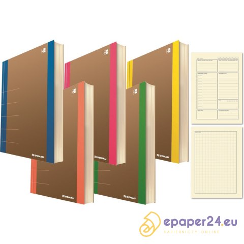 Notatnik Donau Life 165x230mm 80k kratka niebieski Notatnik Donau Life 165x230mm 80k kratka niebieski