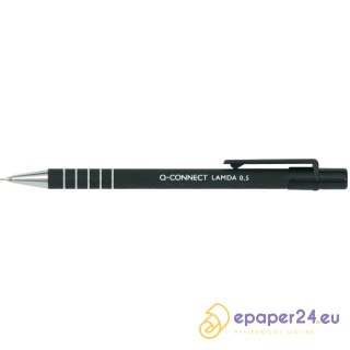 Ołówek automatyczny Q-Connect Lambda 0.5mm czarny