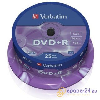 PŁYTY VERBATIM DVD+R cake25