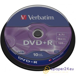 PŁYTY VERBATIM DVD+R cake10