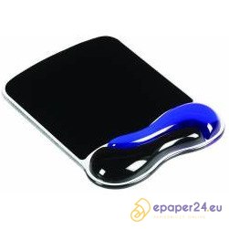 PODKŁADKA POD MYSZ KENSINGTON DUO GEL NIEBIESKO-CZARNA