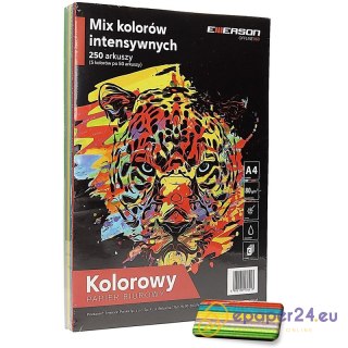 Papier Emerson A4/80g intensywny 5 kolorów (5x20)