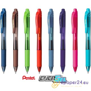 Pióro kulkowe Pentel EnerGel BL107 fioletowe
