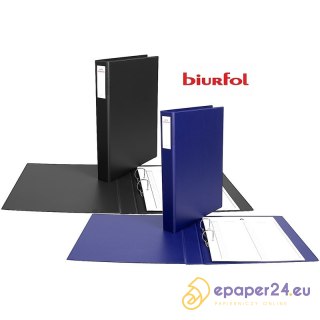 Segregator do akt osobowych Biurfol A4/4cm 2R czarny