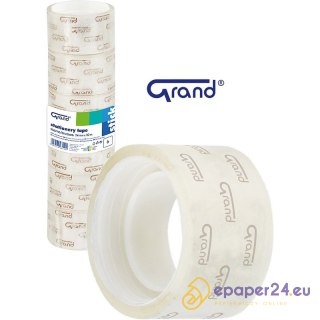 Taśma biurowa Grand 24mm/10m transparentna (6)