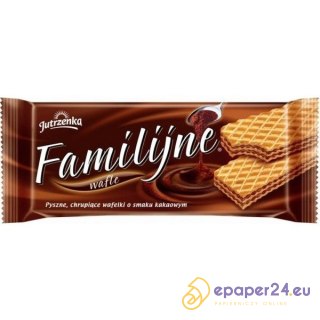 WAFLE JUTRZENKA FAMILIJNE 180g KAKAOWE