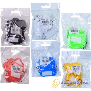 Zawieszki na klucze Office Products żółte (10)