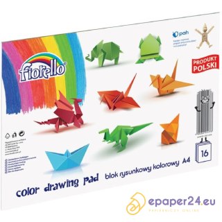 Blok rysunkowy Fiorello A4/16k kolorowy