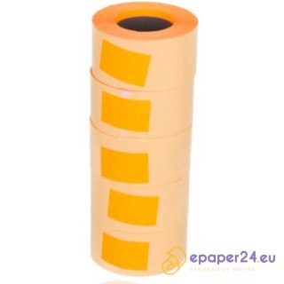 Etykiety do metkownic Emerson 26x16mm pomarańczowe (5)
