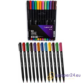 Flamastry Rystor RC-10 12 kolorów