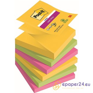 Karteczki Post-it Super Sticky Z-Notes 76x76mm (R330-6SS-CARN) (6x90)