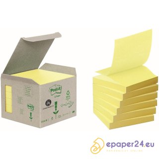 Karteczki Post-it Z-Notes 76x76mm (R330-1B) żółte (6x100)