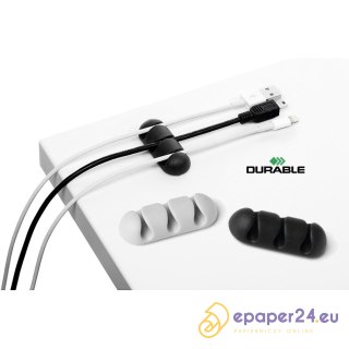 Klipsy do kabli Durable Cavoline Clip 3 grafitowe (2)