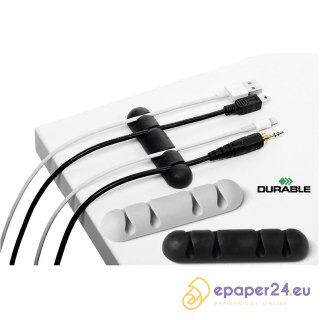 Klipsy do kabli Durable Cavoline Clip 4 szare (2)