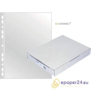 Koszulki Q-Connect A4/120µm krystaliczne (100)