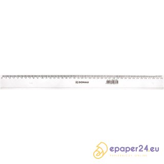 Linijka plastikowa Donau 40cm transparentna