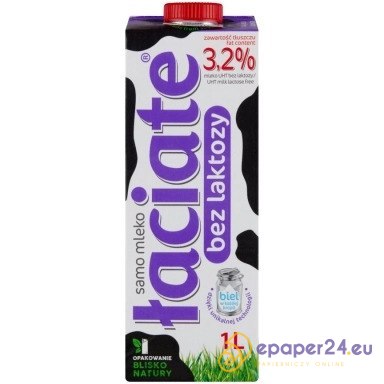 Mleko UHT Łaciate 1L 3.2% bez laktozy Mleko UHT Łaciate 1L 3.2% bez laktozy
