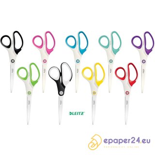 NOŻYCZKI LEITZ 20,5cm CZERWONE