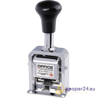 Numerator Office Products 6 cyfr automatyczny srebrny
