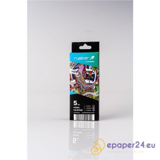 Pióra kulkowe Rystor PK7 0.7mm niebieskie (5)