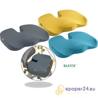 Poduszka do siedzenia Leitz Ergo Cosy aksamitny szary