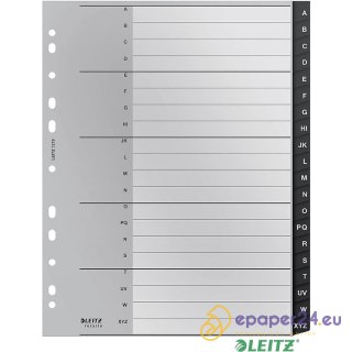 Przekładki PP Leitz Recycle A4 Maxi A-Z czarne