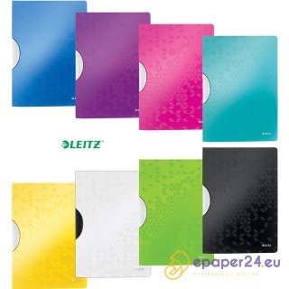 Skoroszyt z klipsem Leitz Wow A4 30k czarny