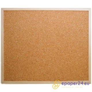 TABLICA KORKOWA 120 X 80 CM RAMA DREWNIANA