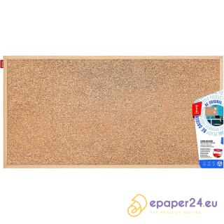 Tablica korkowa MemoBe 200x100cm rama drewniana