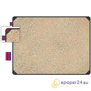 Tablica korkowa MemoBe Idea Edge 60x45cm rama aluminiowa czarna