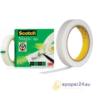 Taśma biurowa Scotch Magic 19mm/66m matowa
